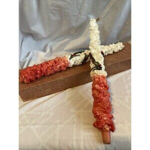 2 Stick Candle Thanksgiving Penn Wax Works Candles Christmas New  Vintage 1960s